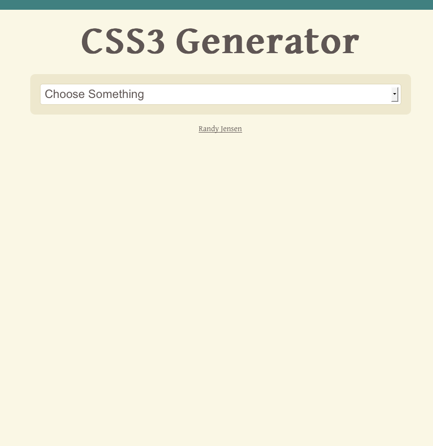 CSS3 Generator Screenshot