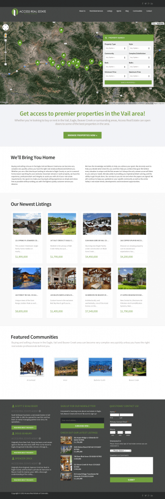 access-real-estate-website