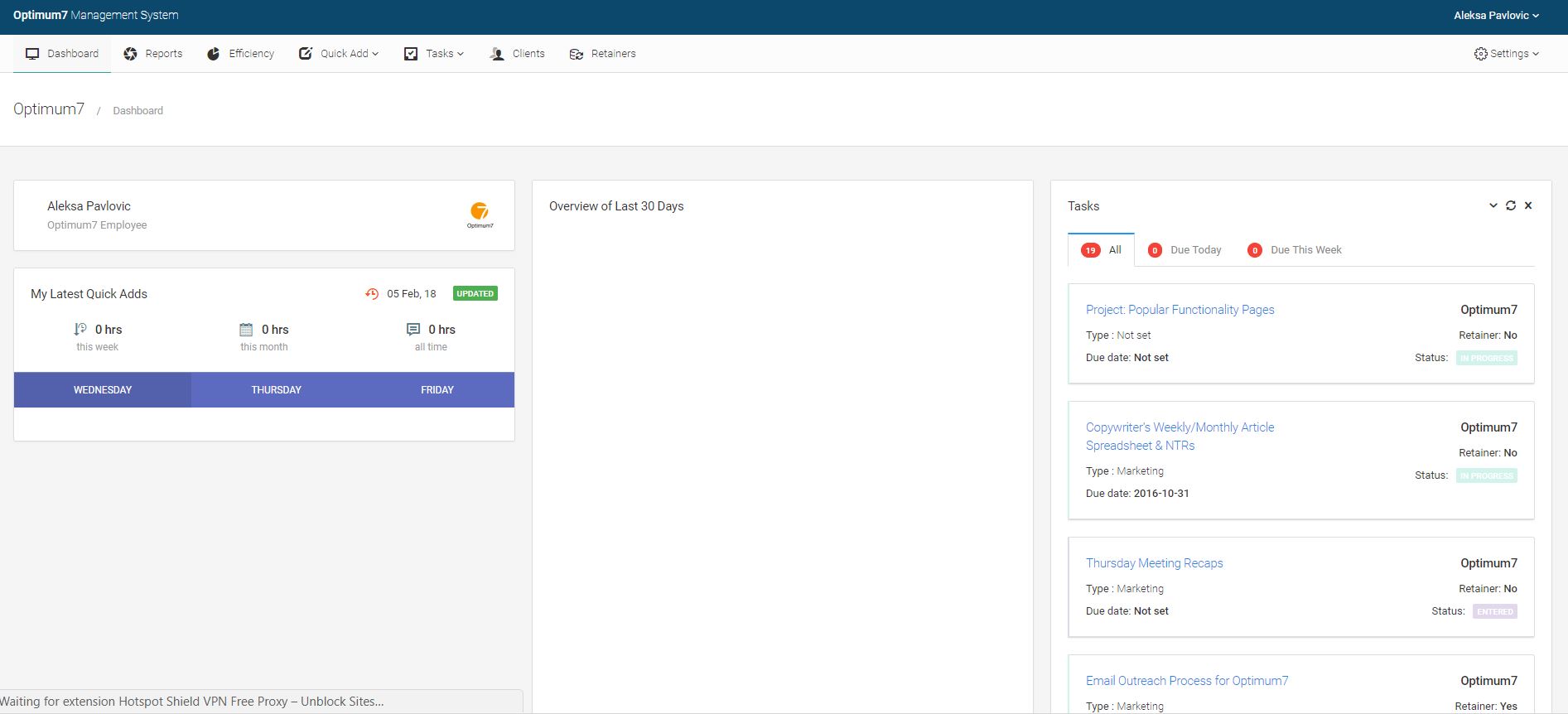 Employee Activity Tracker Functionality” is locked Employee Activity Tracker Functionality