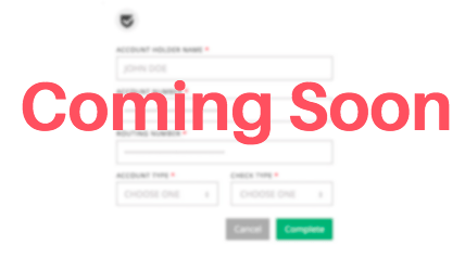ACH E-Check Payment Integration