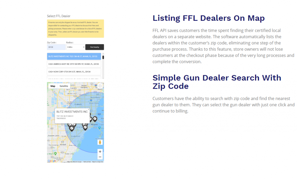 FFl API Gun Dealer