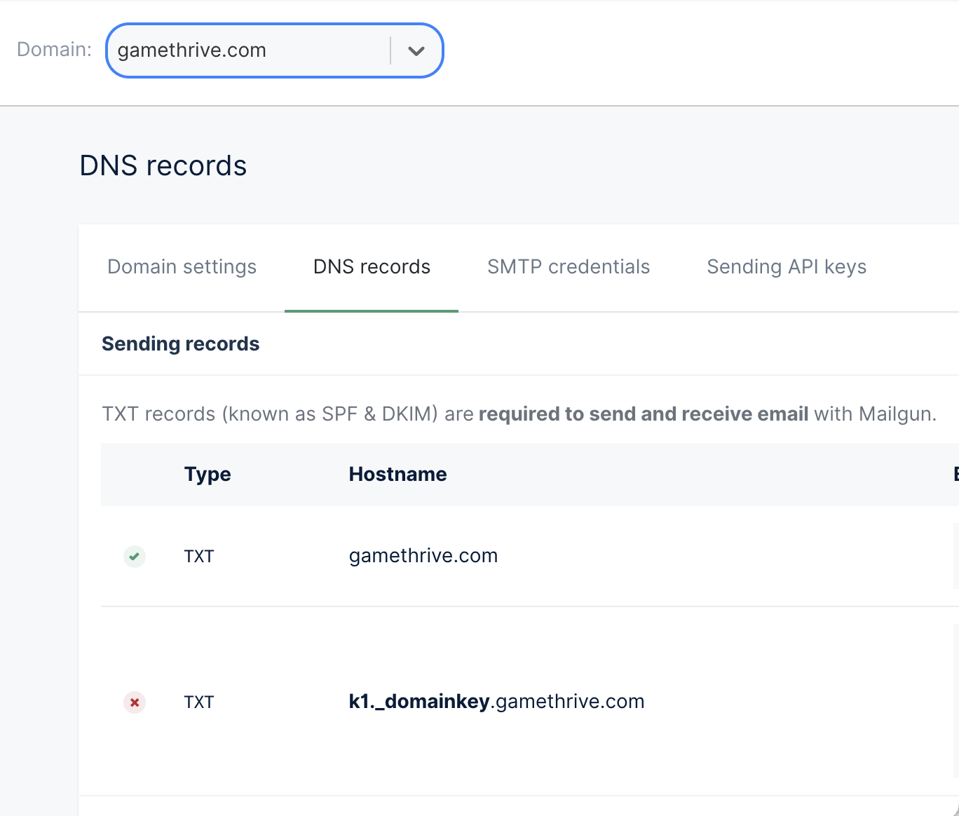 Setting Up Your Domain for Mailgun