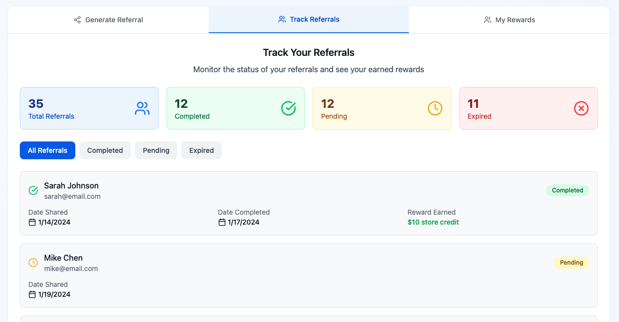Referral Discounts