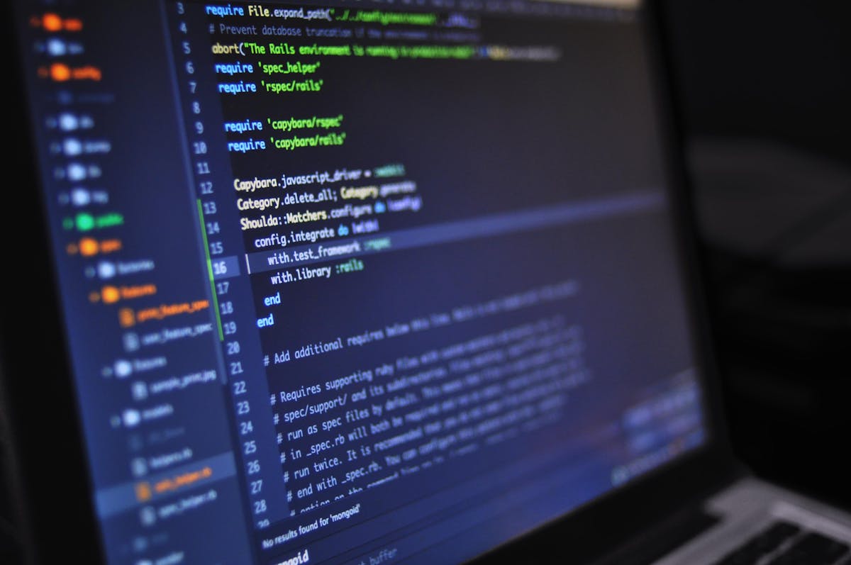 Close-up of syntax-highlighted code on a dark screen showing function definitions and conditional parameter logic