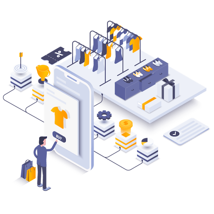 ecommerce-development ecomemrce development illustration